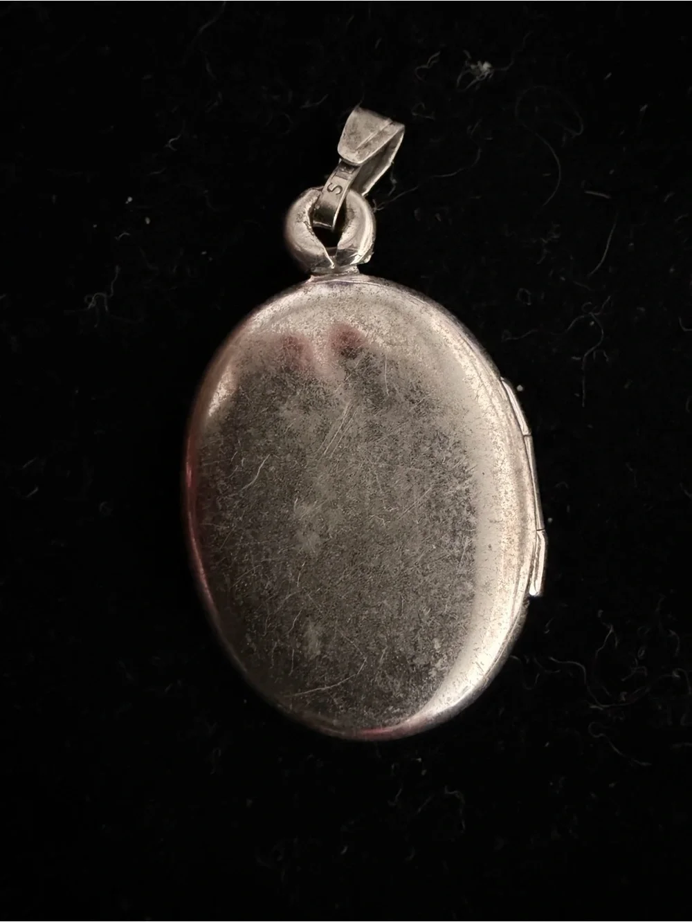 925 Sterling silver locket. “Forever in my heart.”